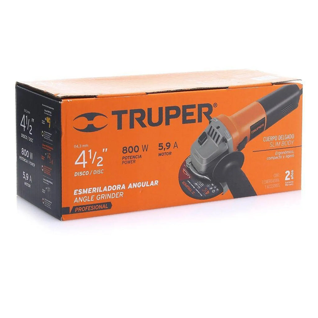 Esmeriladora 4-1/2 Plg de 850 W - Truper